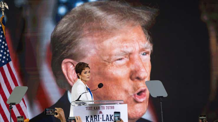 Image for Kari Lake Ditches Mar-a-Lago for Arizona Senate Race